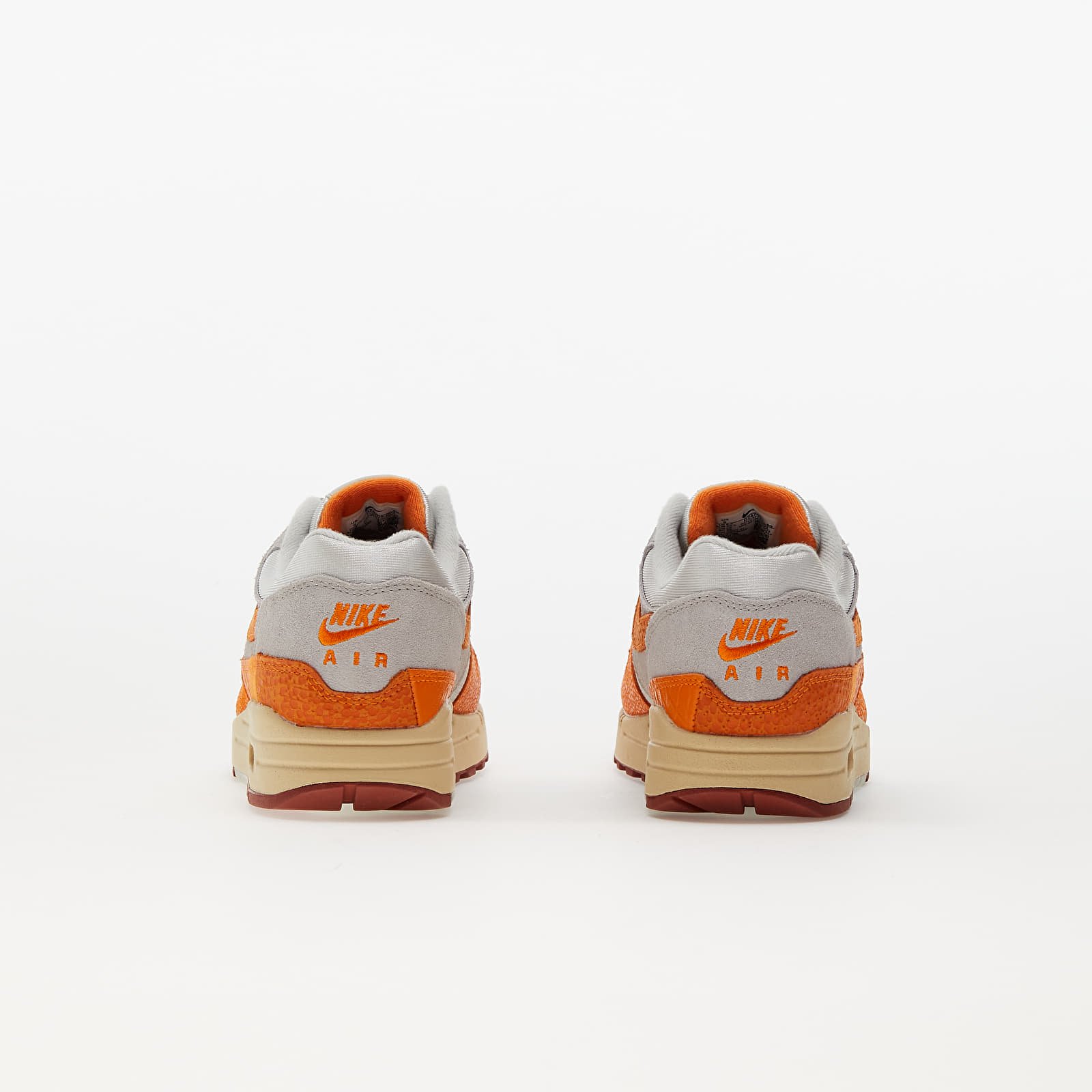 Încălțăminte și sneakerși pentru femei Nike WMNS Air Max 1 Light Bone/ Magma Orange-Neutral Grey