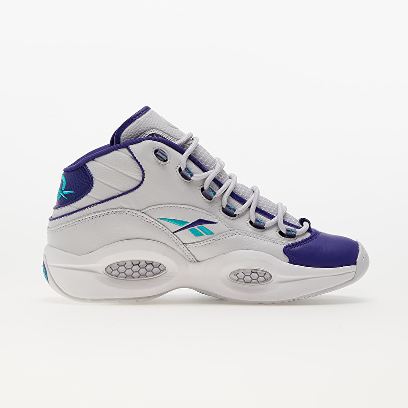 Reebok Question Mid Classic Grey 1/ Bold Purple/ Classic Teal