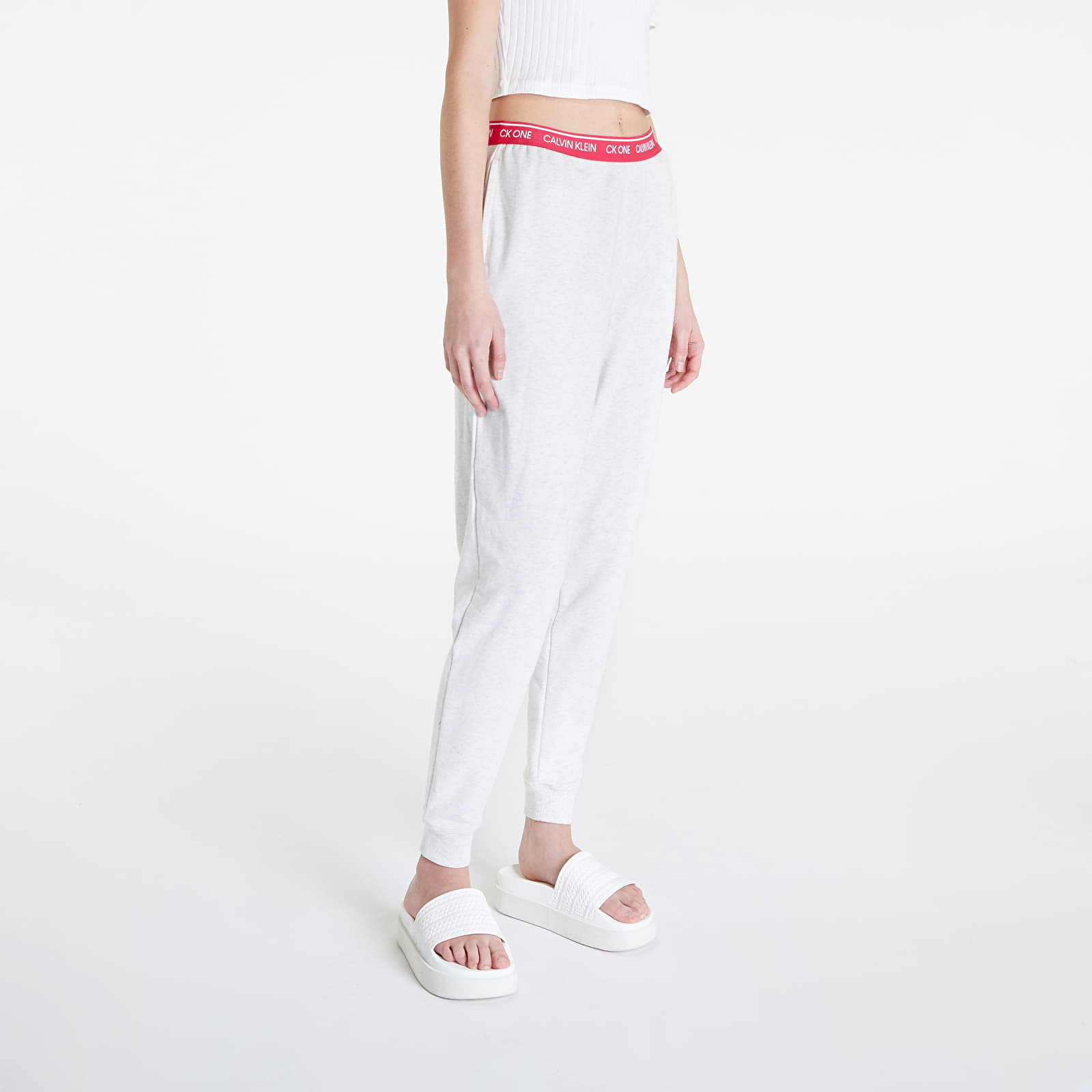 Pyjamas Calvin Klein Ck1 Lounge Ft Jogger Snow Heather/ Pink Splendor Wsb