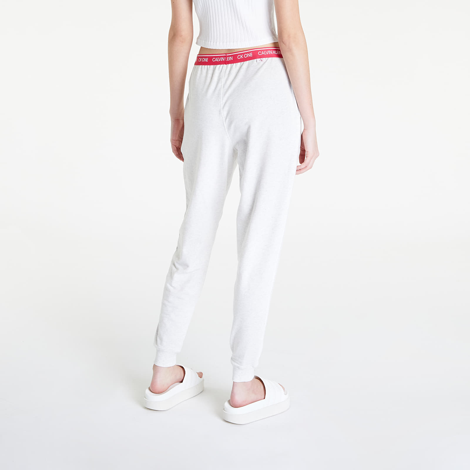 Pidžama Calvin Klein Ck1 Lounge Ft Jogger Snow Heather/ Pink Splendor Wsb