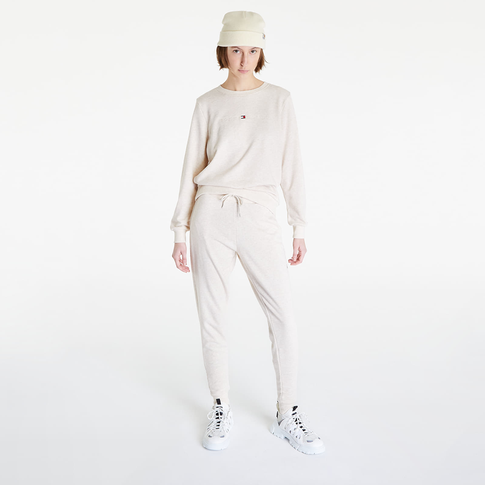 Sudaderas Tommy Hilfiger Icon 2.0 Lounge Track Top Heathered Oat
