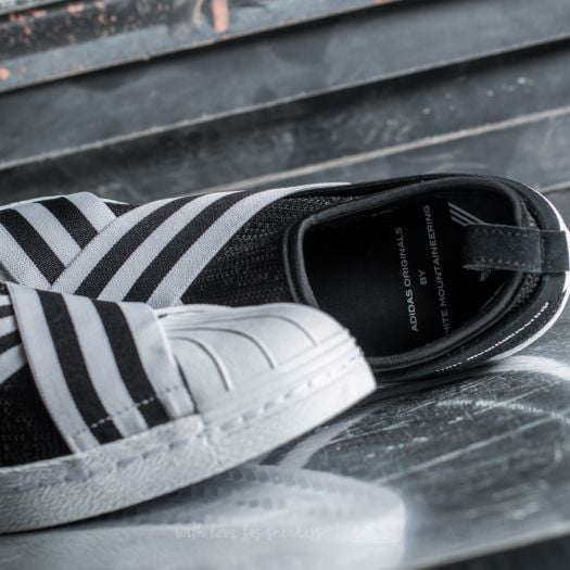 Adidas men white mountaineering superstar slip-on primeknit 2025