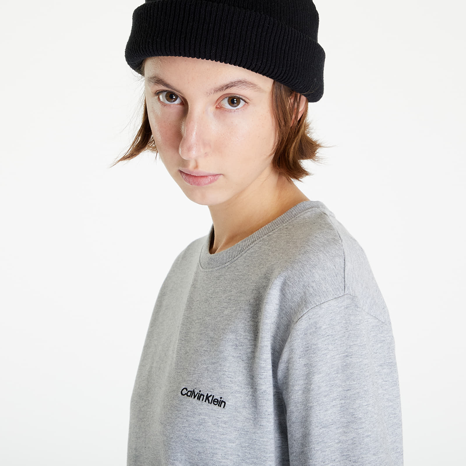 Felpe Calvin Klein Modern Cotton Lw Rf L/S Sweatshirt Grey Heather