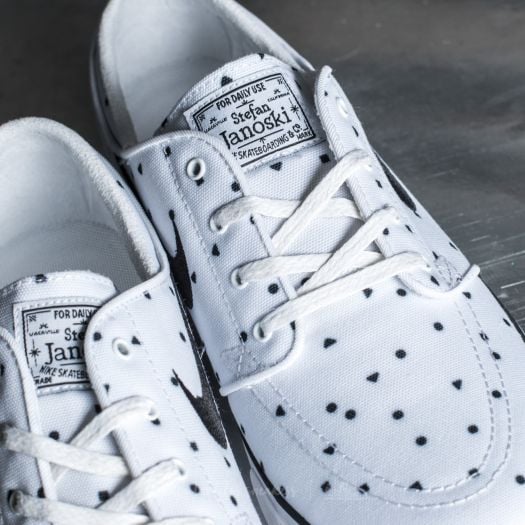 Men s shoes Nike Zoom Stefan Janoski Canvas Premium White Black