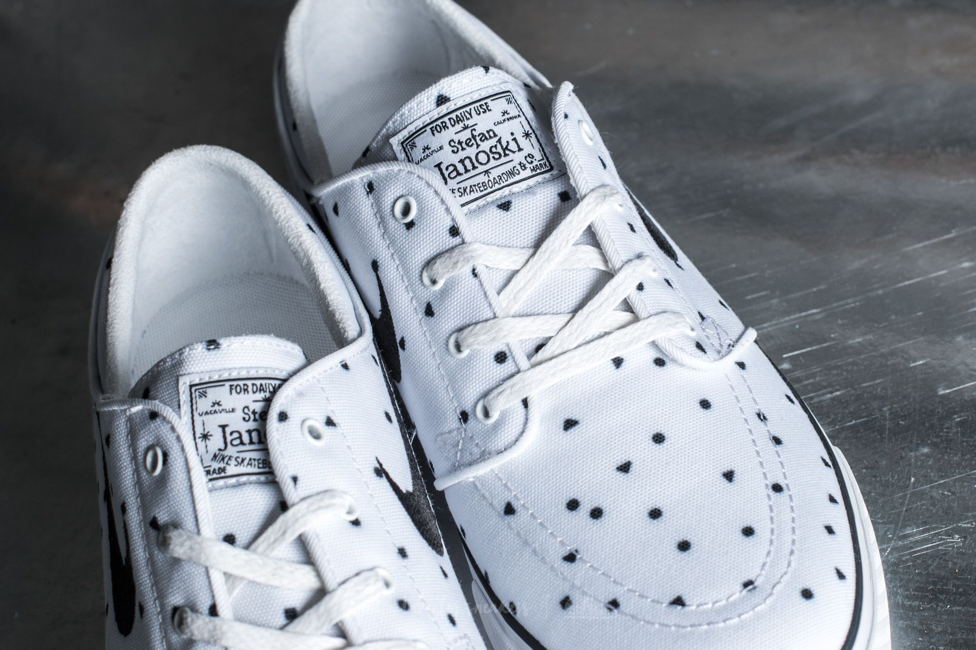 Sko til mænd Nike Zoom Stefan Janoski Canvas Premium White/ Black