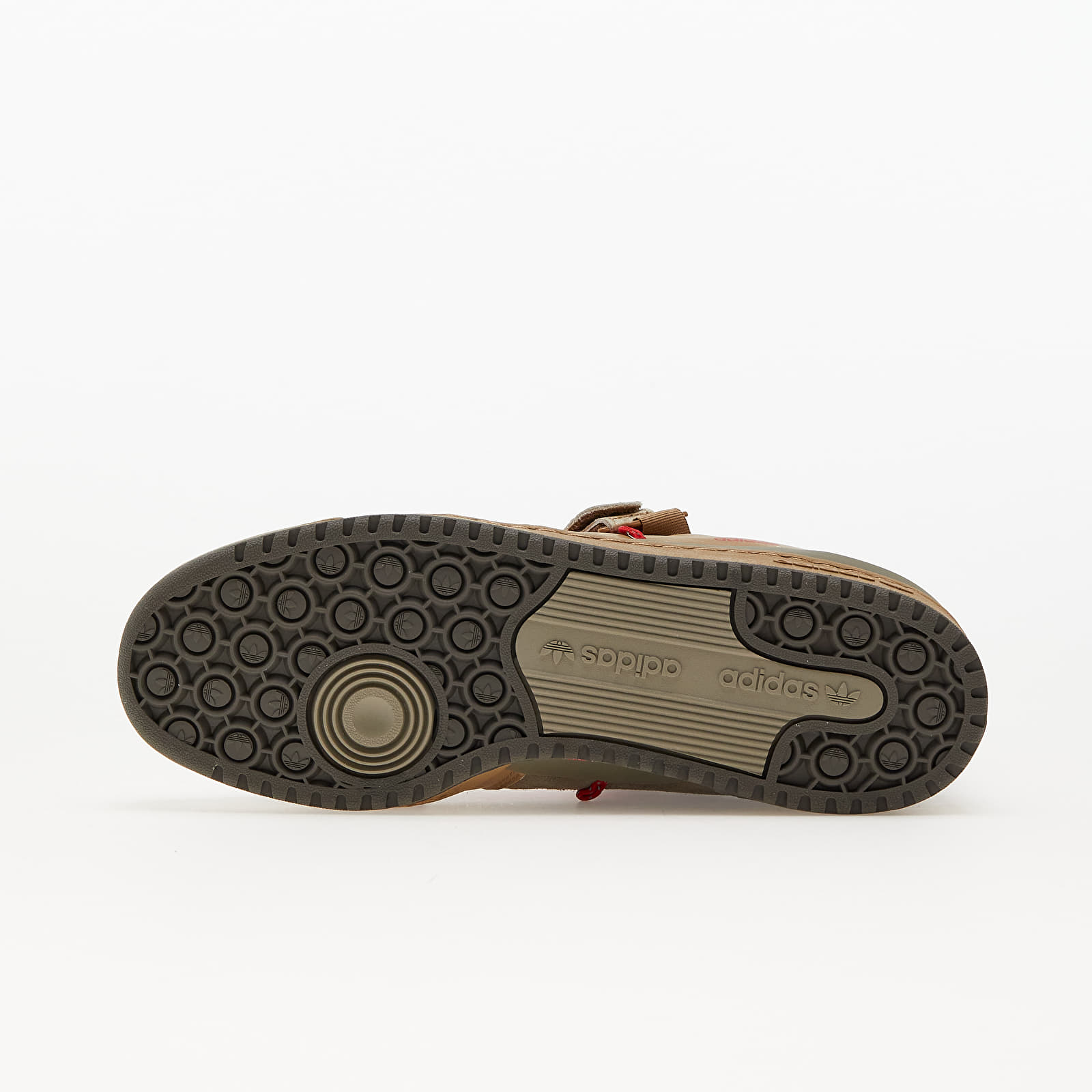 Skor för män adidas Forum 84 Camp Low Cardboard/ Scarlet/ Utility Grey