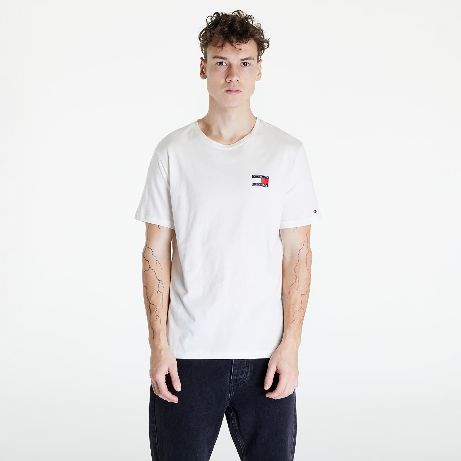 Tommy Hilfiger - tommy 85 cn ss tee ivory