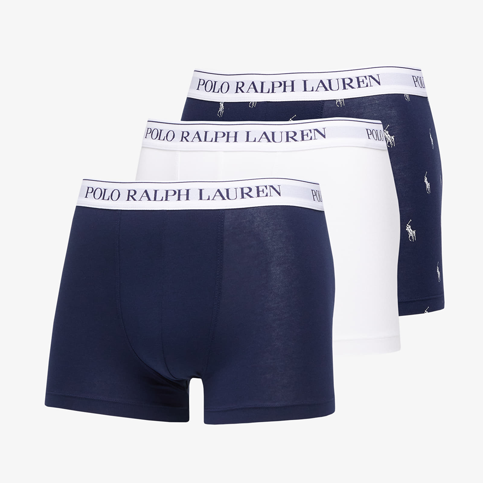 Boxer shorts Ralph Lauren Stretch Cotton Classic Trunk 3-Pack Navy/ White
