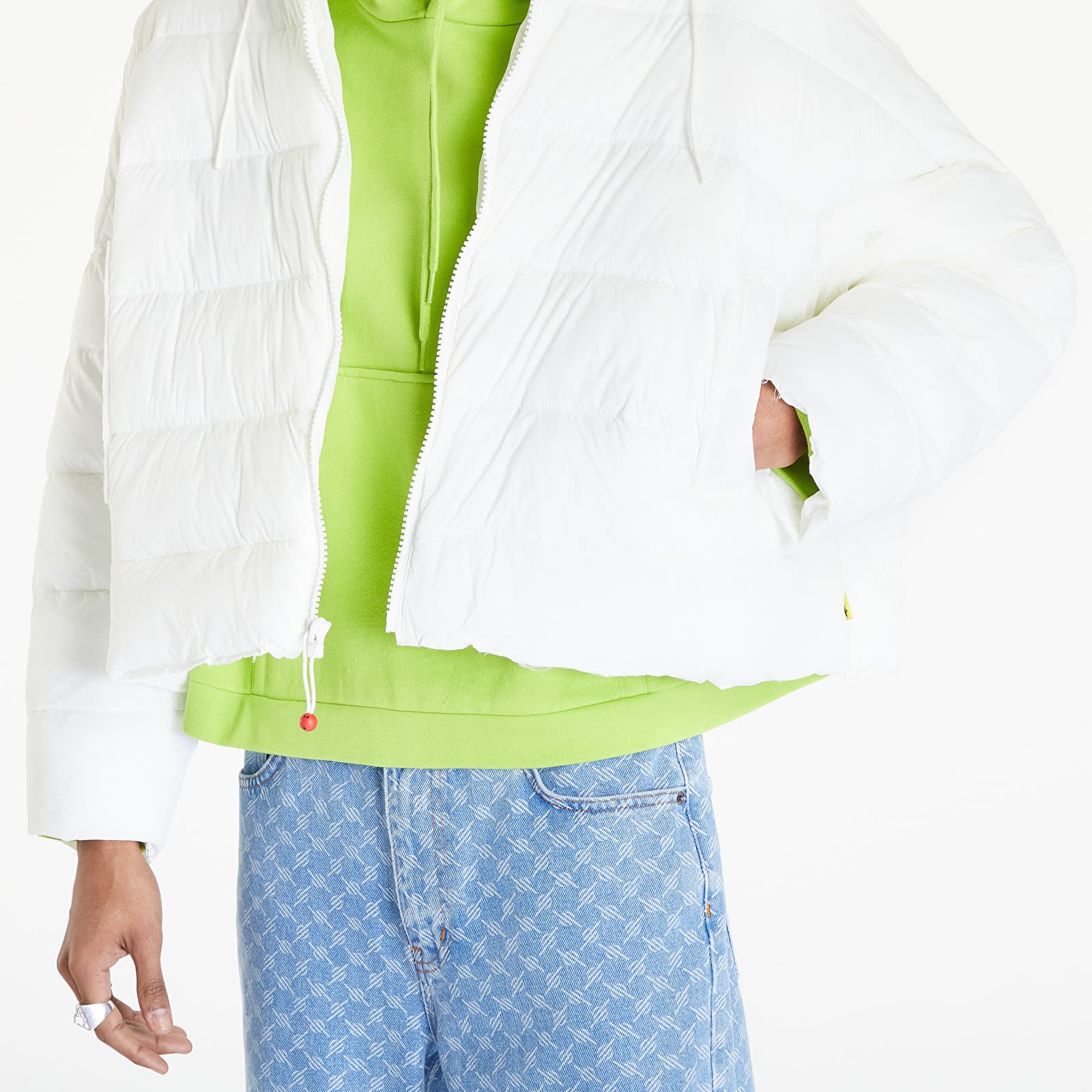 Bundy a kabáty Vans Vault x Deaton Chris Anthony Puffer UNISEX White