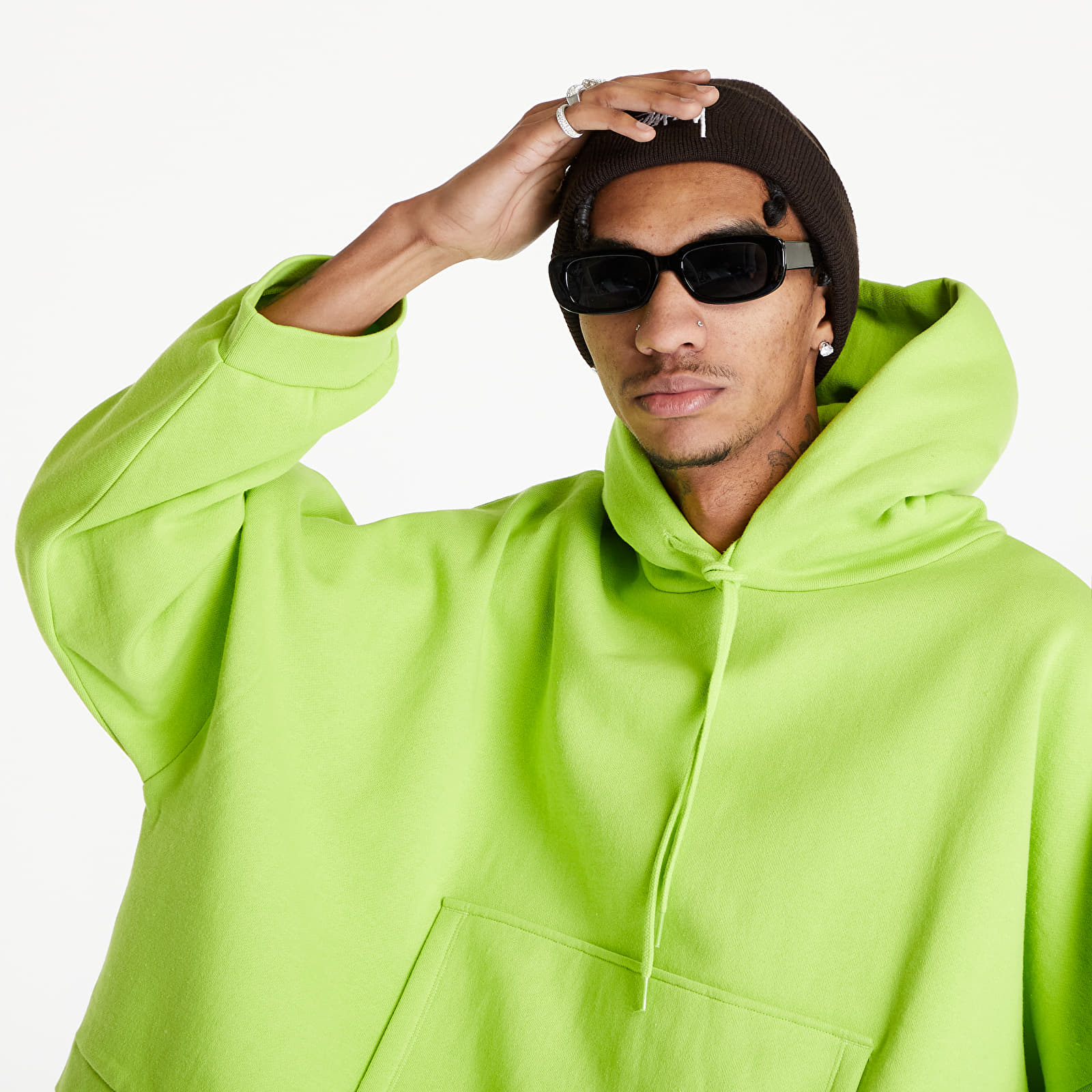Lime green vans hoodie sales