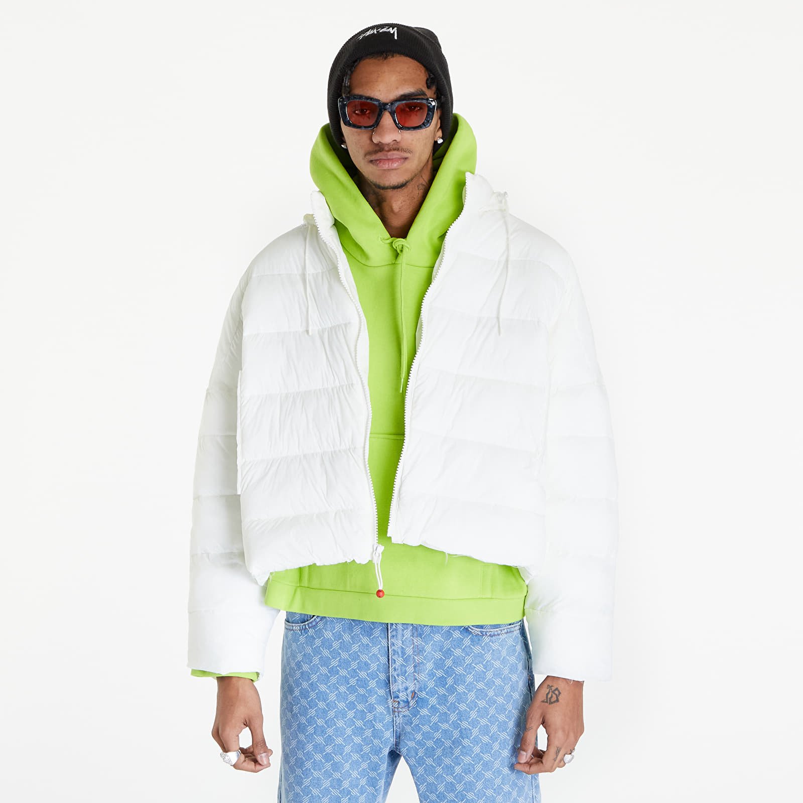 Bundy a kabáty Vans Vault x Deaton Chris Anthony Puffer UNISEX White