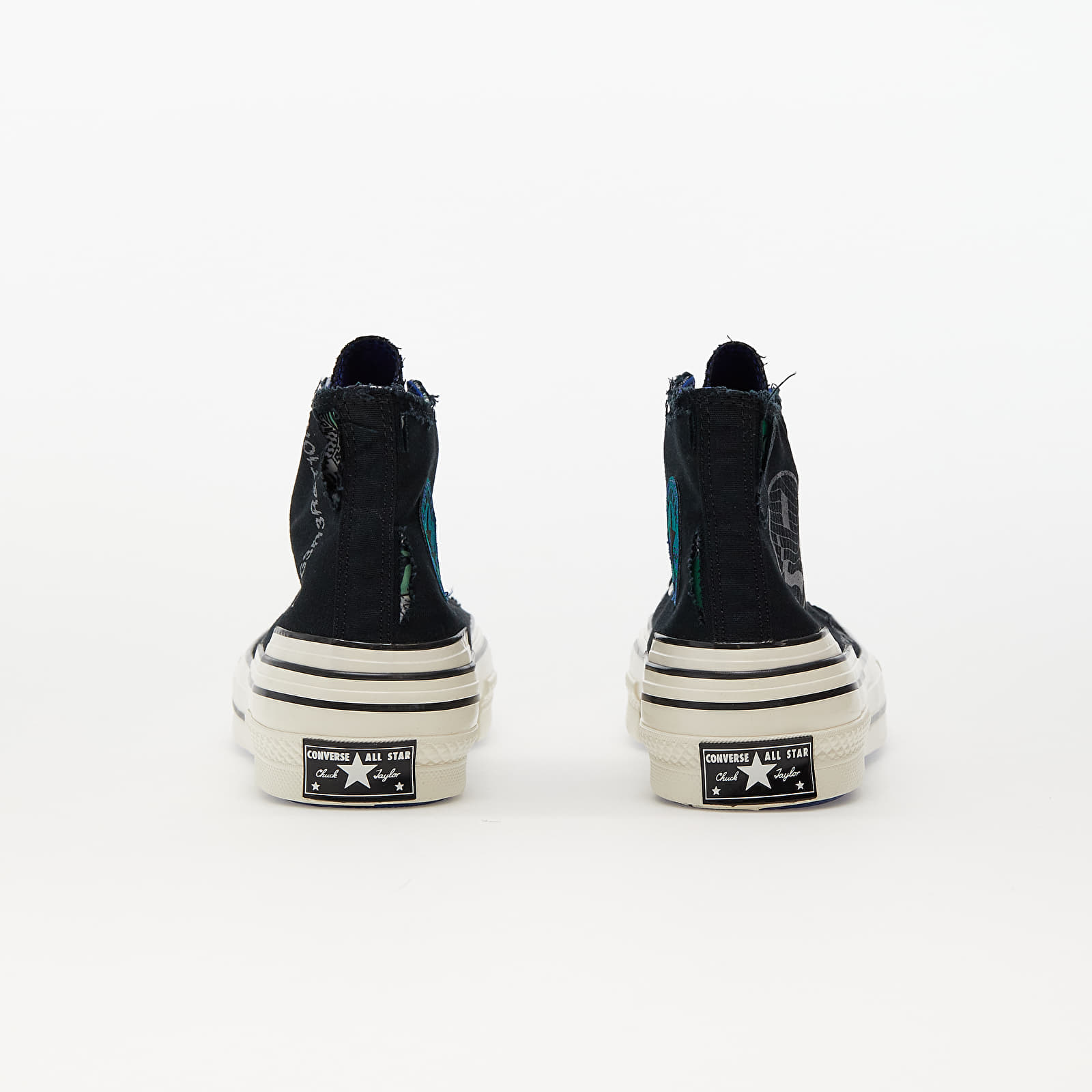 Férfi cipők Converse Chuck 70 Trippy Heel Black/ Iron Grey/ Blue