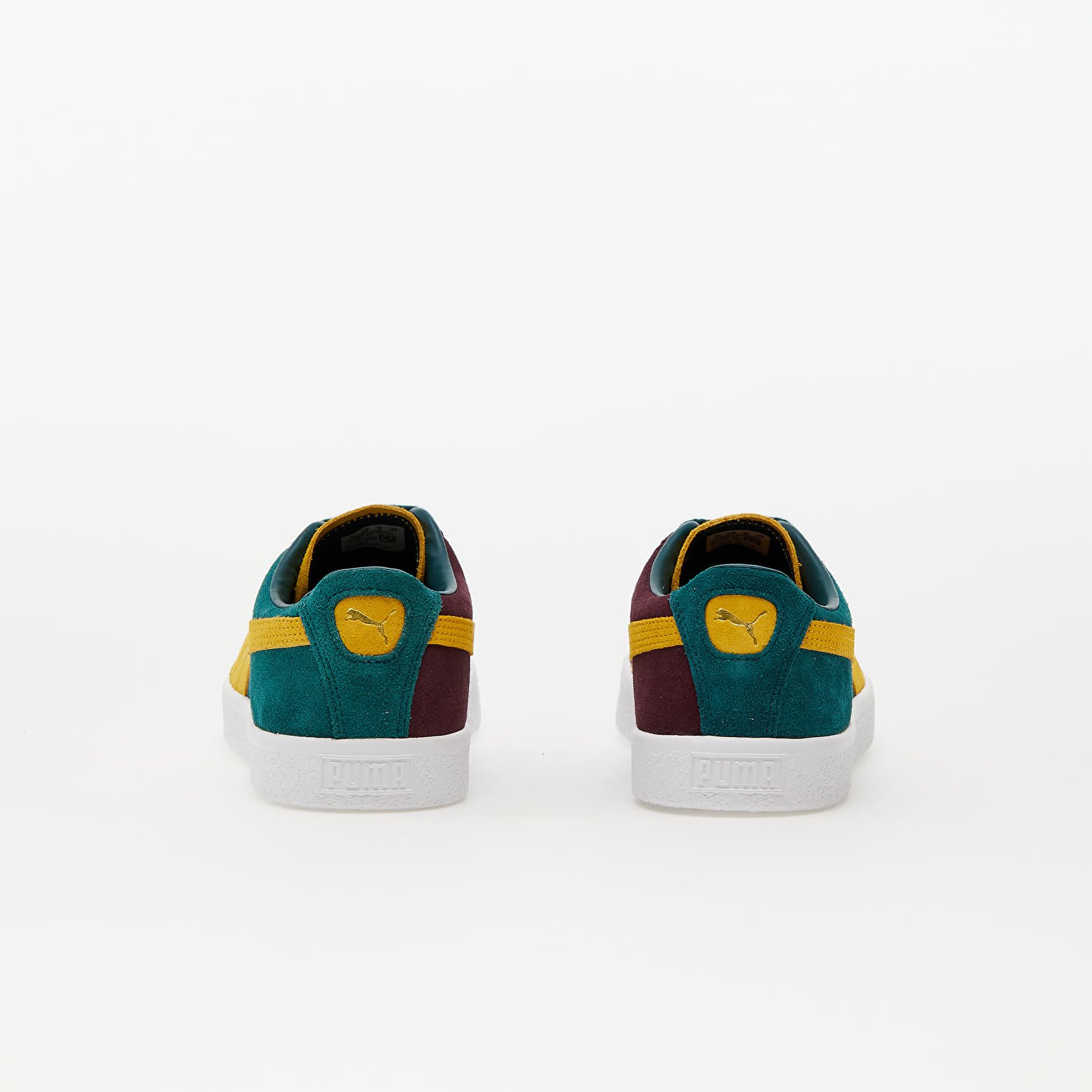 Férfi cipők Puma Suede VTG Teams Varsity Green-Mustard Seed-Aubergine