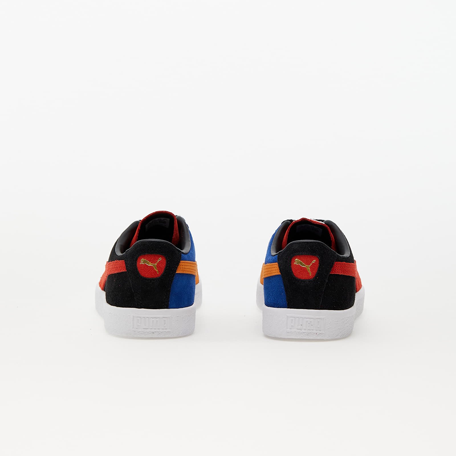 Puma suede online red and blue