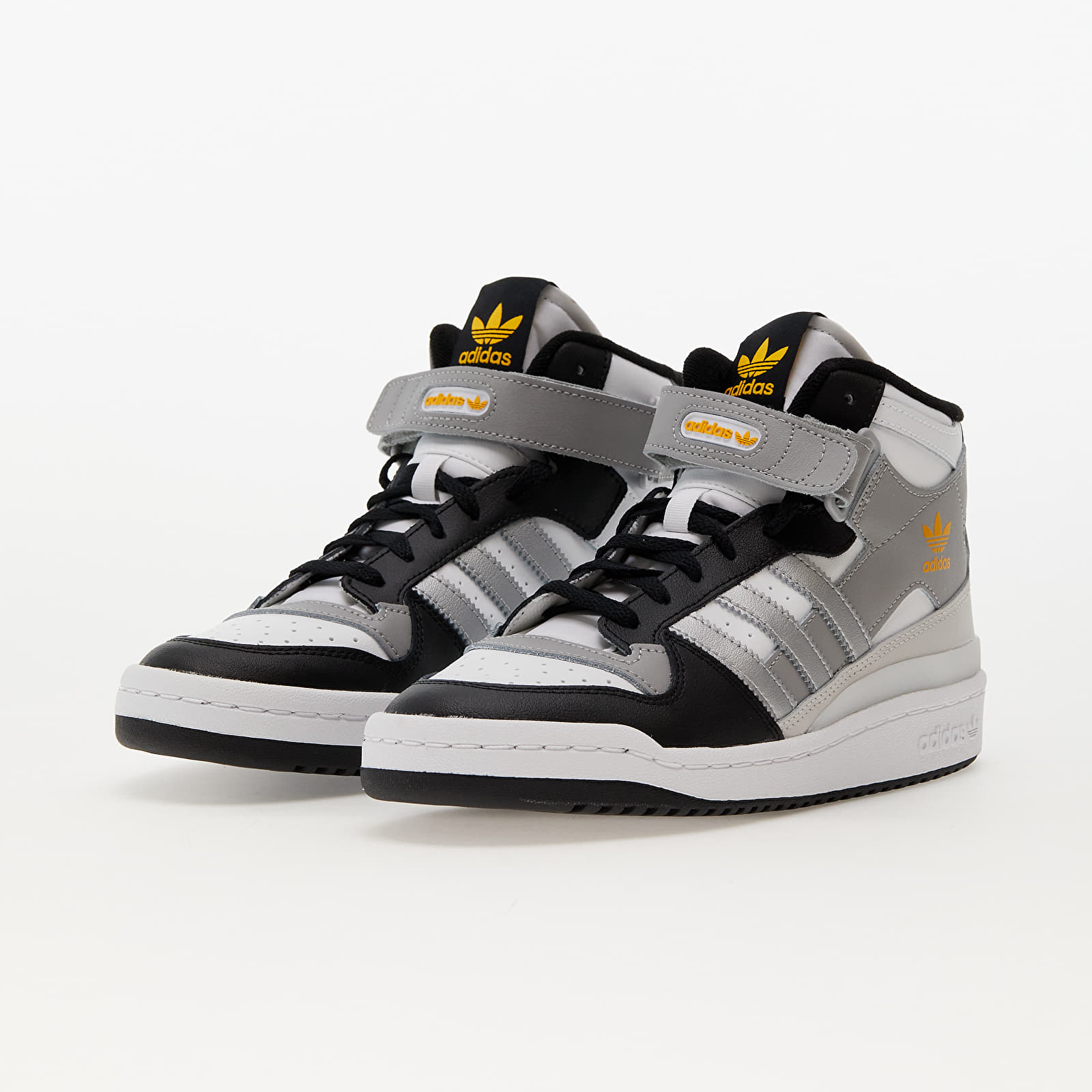 adidas Forum Mid Ftw White/ Silver Metalic/ Grey One | Footshop