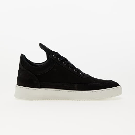 Men s shoes Filling Pieces Low Top Ripple Basic Black White Footshop