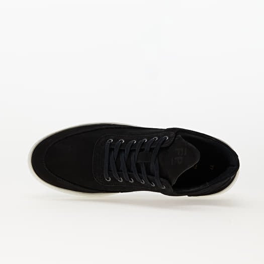 Men s shoes Filling Pieces Low Top Ripple Basic Black White Footshop