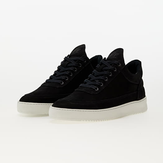 Men s shoes Filling Pieces Low Top Ripple Basic Black White Footshop