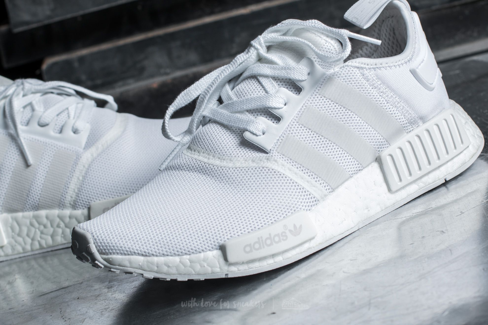 Adidas nmd white 2017 hot sale