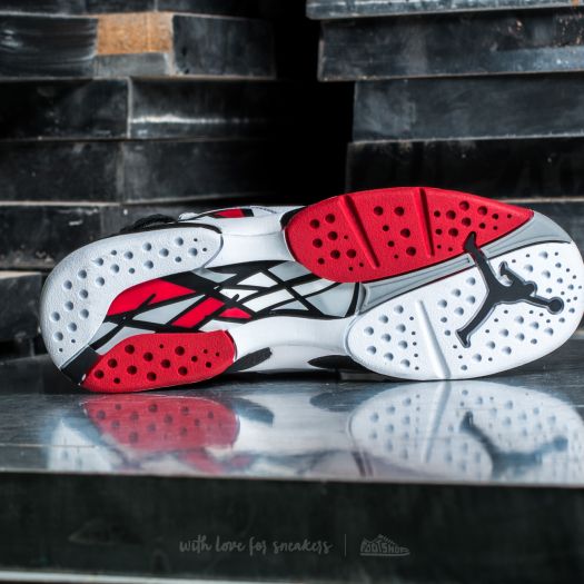 Дамски кецове и обувки Air Jordan 8 Retro BG White/ Gym Red-Black