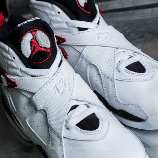 シューズ(女性用) AIR JORDAN 8 Retro BG Women's shoes Air Jordan 8 Retro BG White/ Gym Red-Black