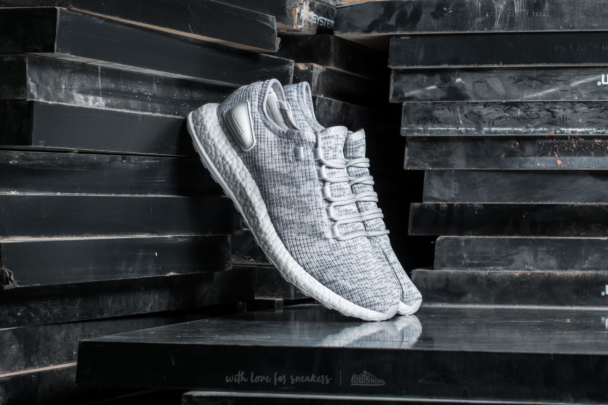 Men s shoes adidas Pure Boost Footwear White Clear Grey Footshop