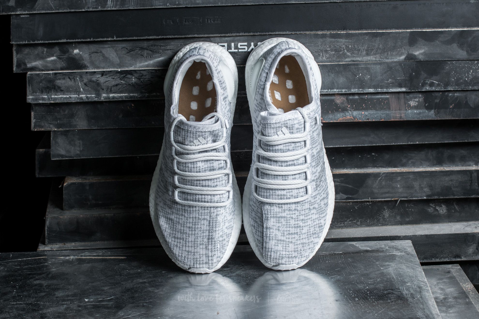 Scarpe uomo adidas Pure Boost Footwear White/ Clear Grey