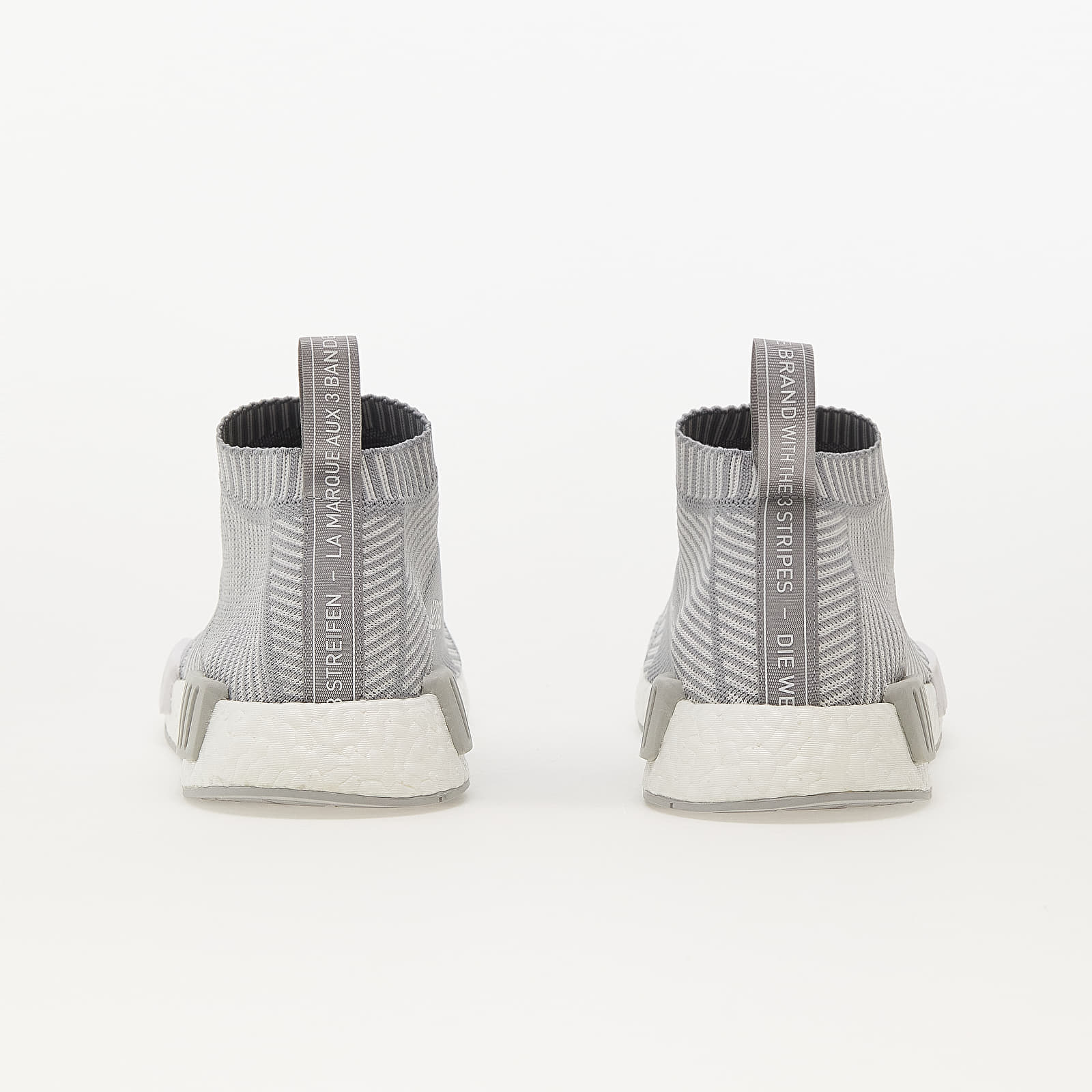 Scarpe uomo adidas NMD_CS1 Primeknit  Ftwr White/ Chrome Solid Grey/ Chrome Solid Grey