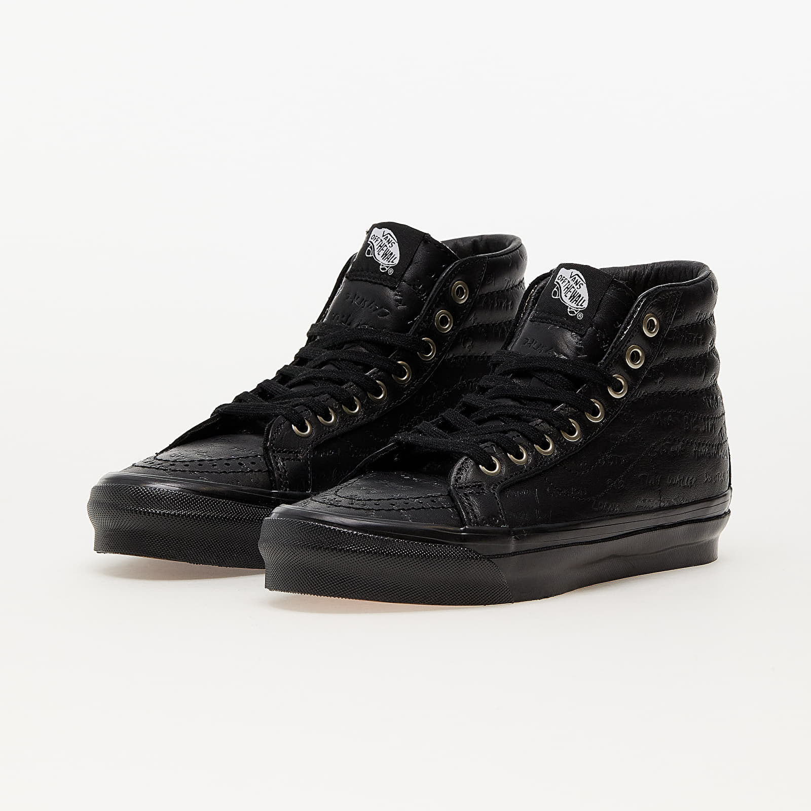 Men's shoes Vans Vault OG Sk8-Hi LX (Jim Goldberg) Black Leather