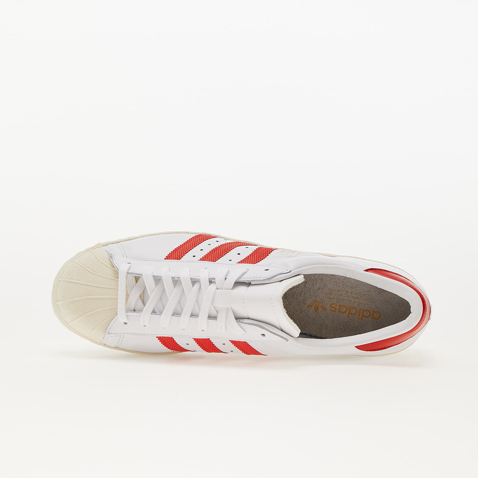 Originals superstar og trainers in white and red online