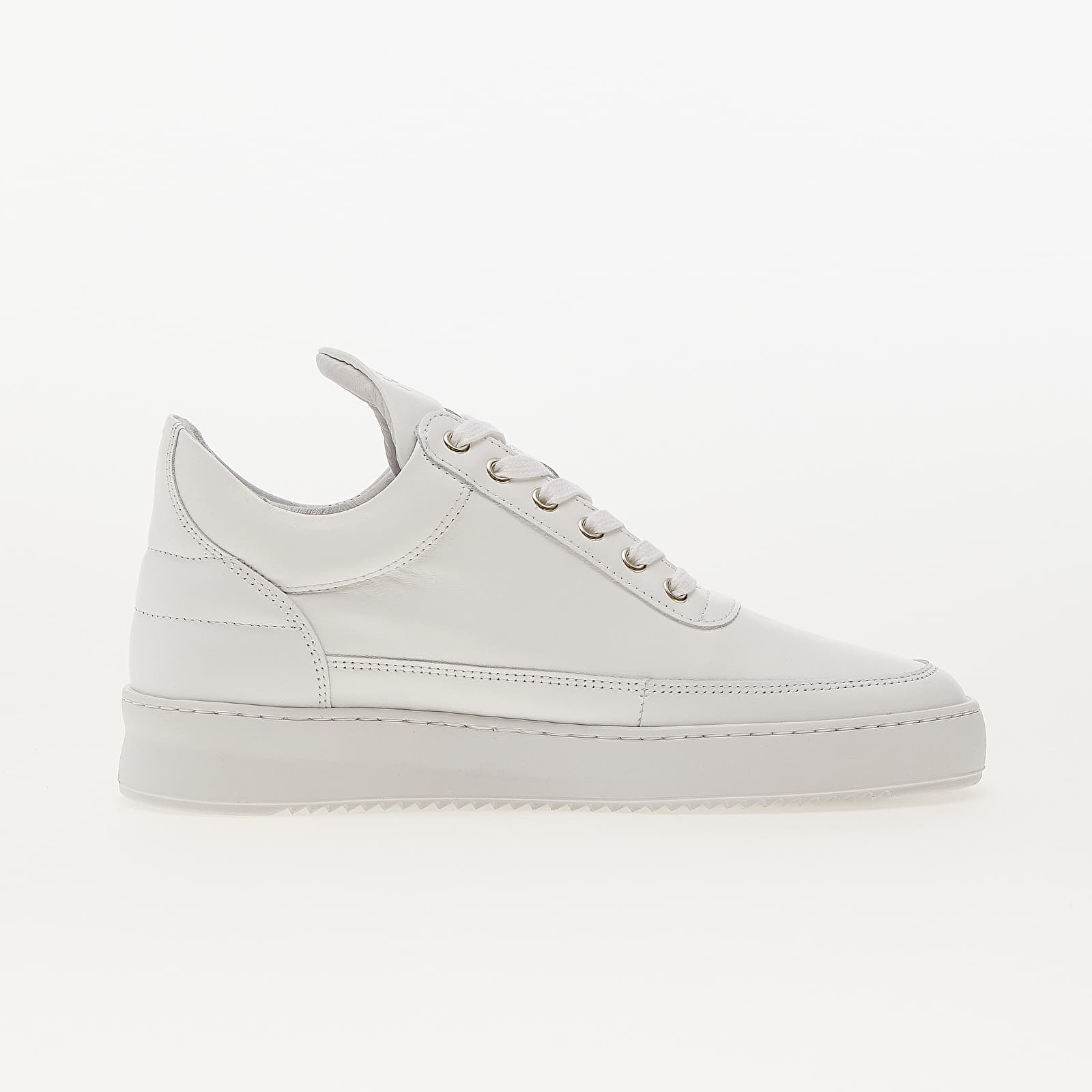 Zapatillas Hombre Filling Pieces Low Top Ripple Lane Nappa All White