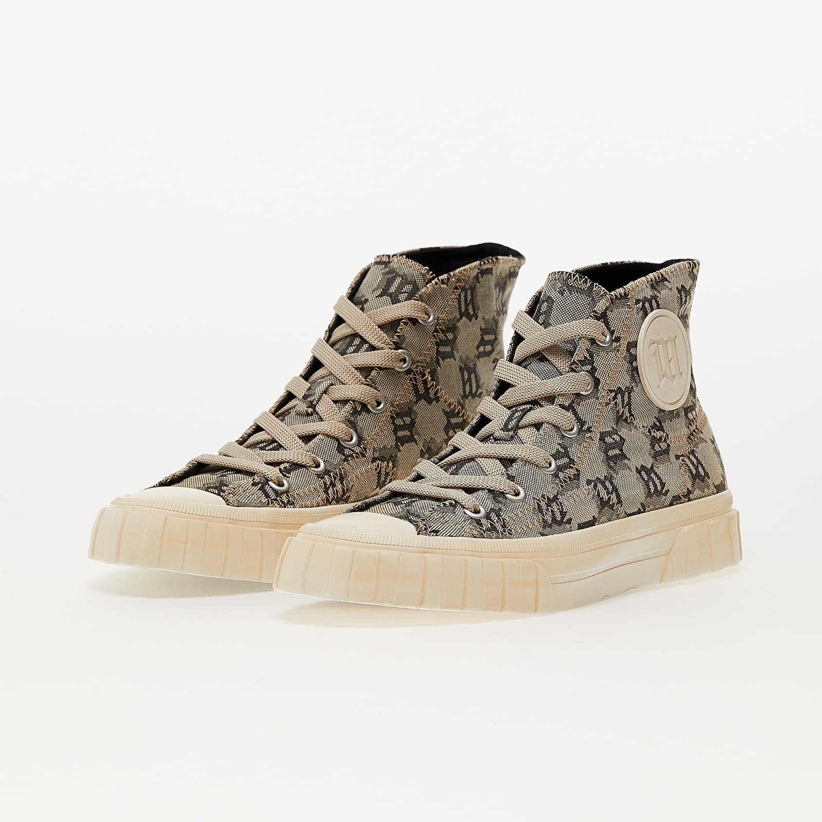 Дамски кецове и обувки MISBHV Army Sneaker High Monogram Beige Monogram Beige
