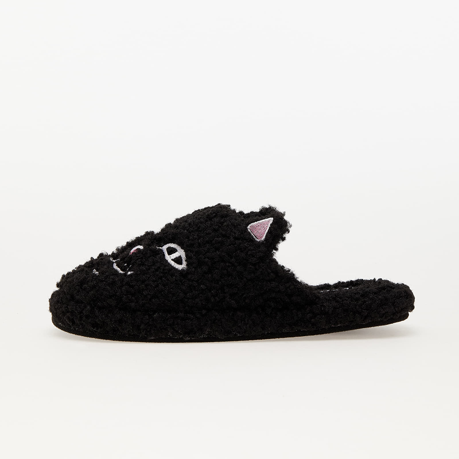 Lysbilder RIPNDIP Jerm Face Fuzzy House Slippers Black