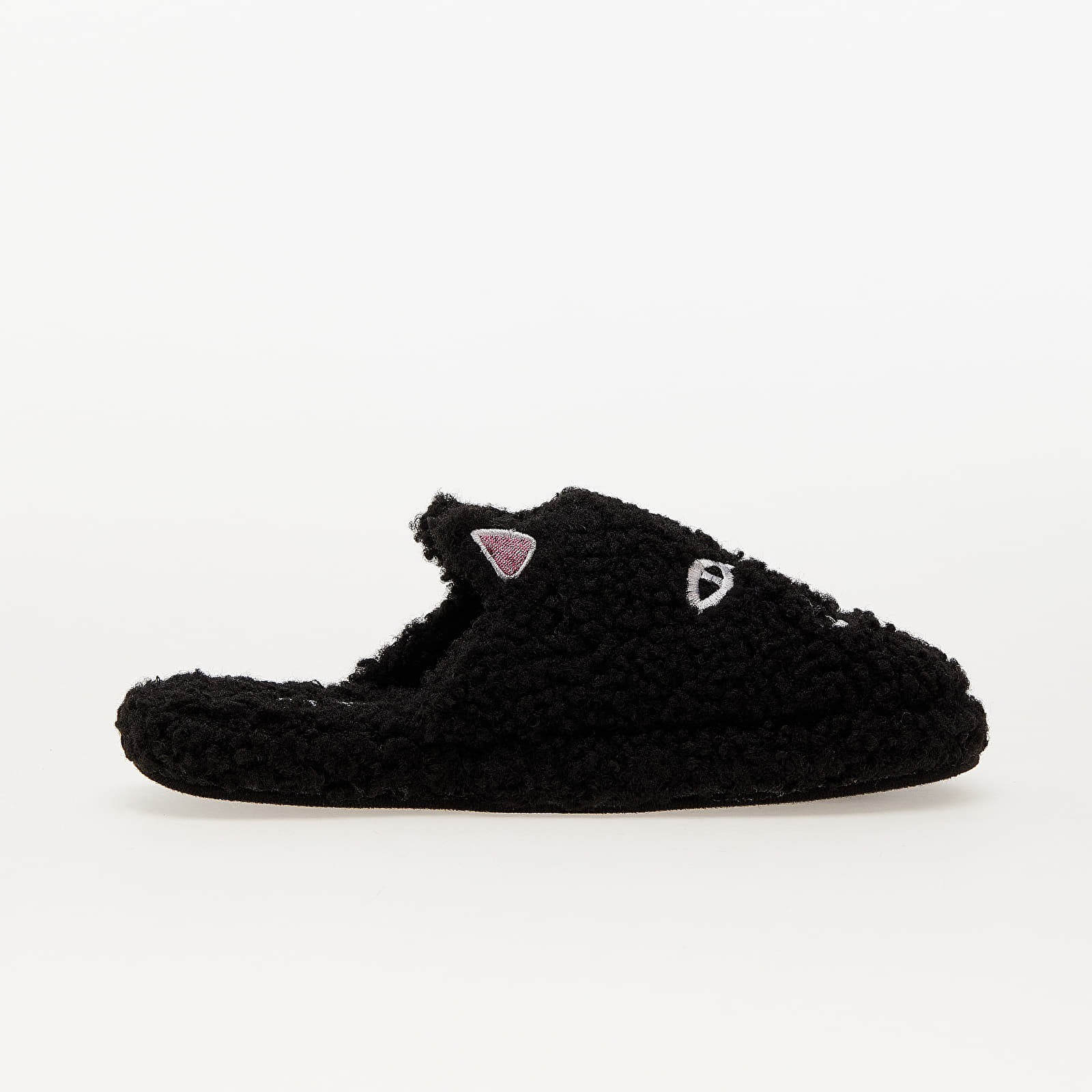 Lysbilder RIPNDIP Jerm Face Fuzzy House Slippers Black