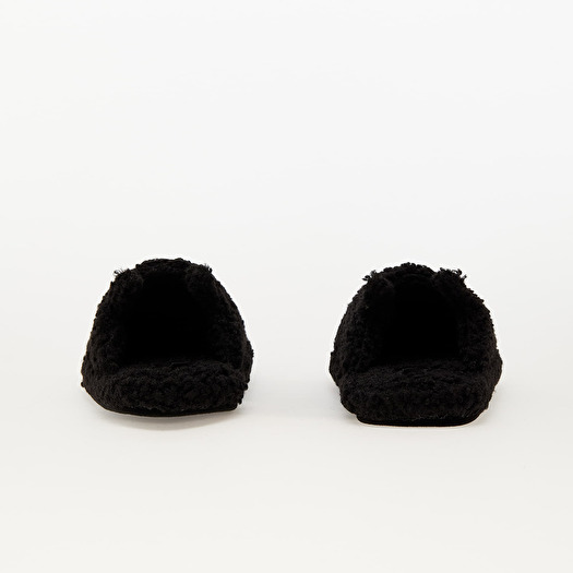 Black fuzzy house hotsell slippers