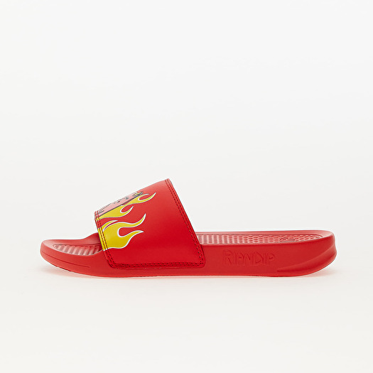 Red ripndip slides shop