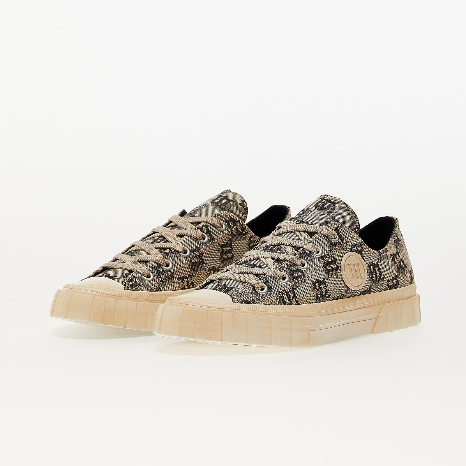 Miesten kengät MISBHV Army Sneaker Low Monogram Beige Monogram Beige