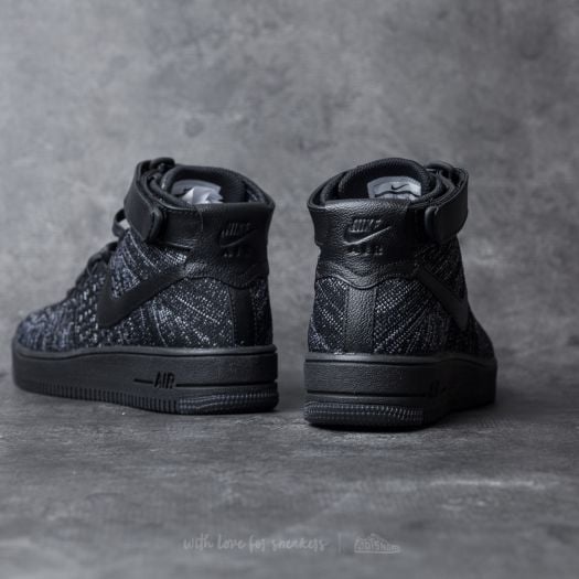 Shoes Nike W Air Force 1 Flyknit Black Black White Footshop