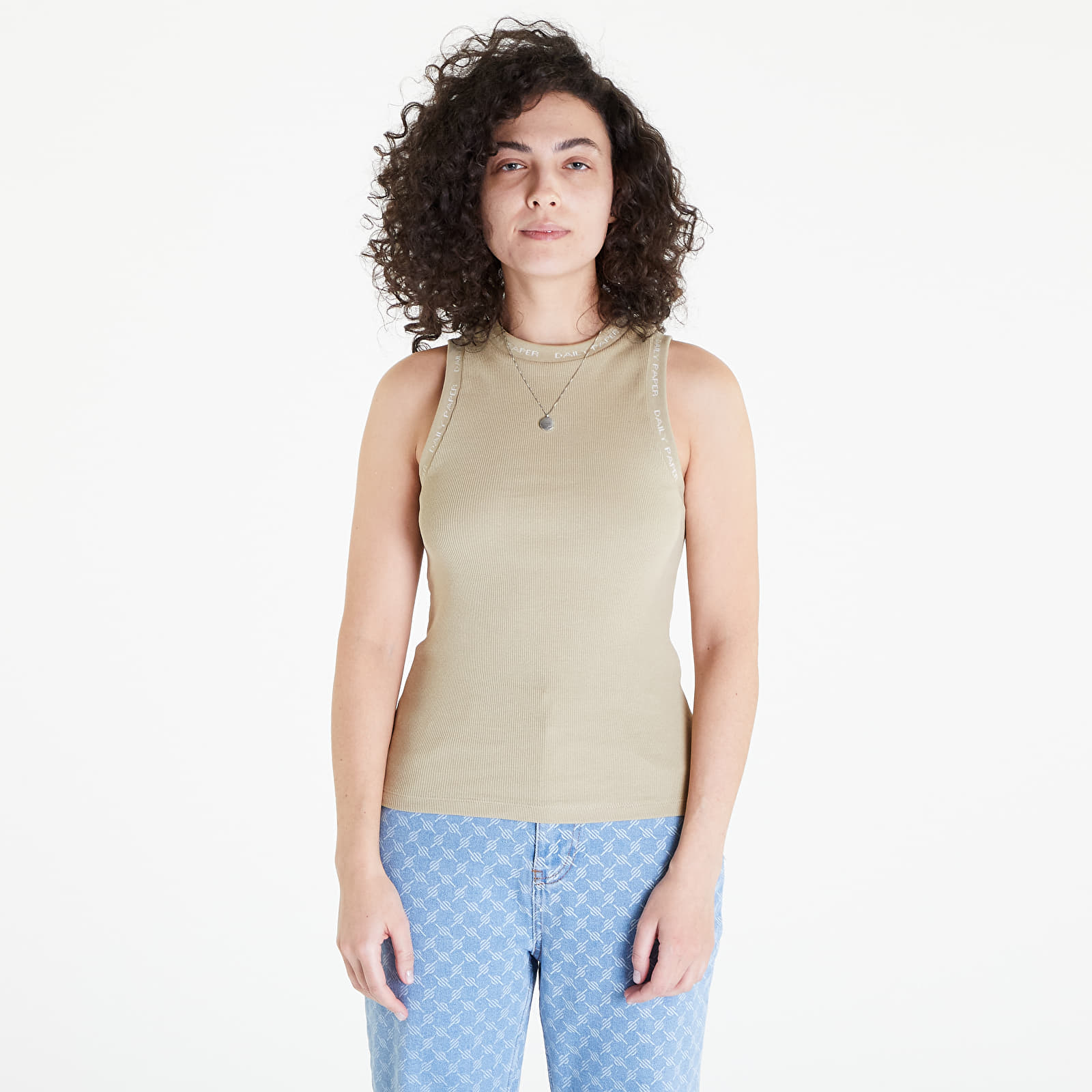 Débardeurs  Daily Paper Erib Tank Twill Beige