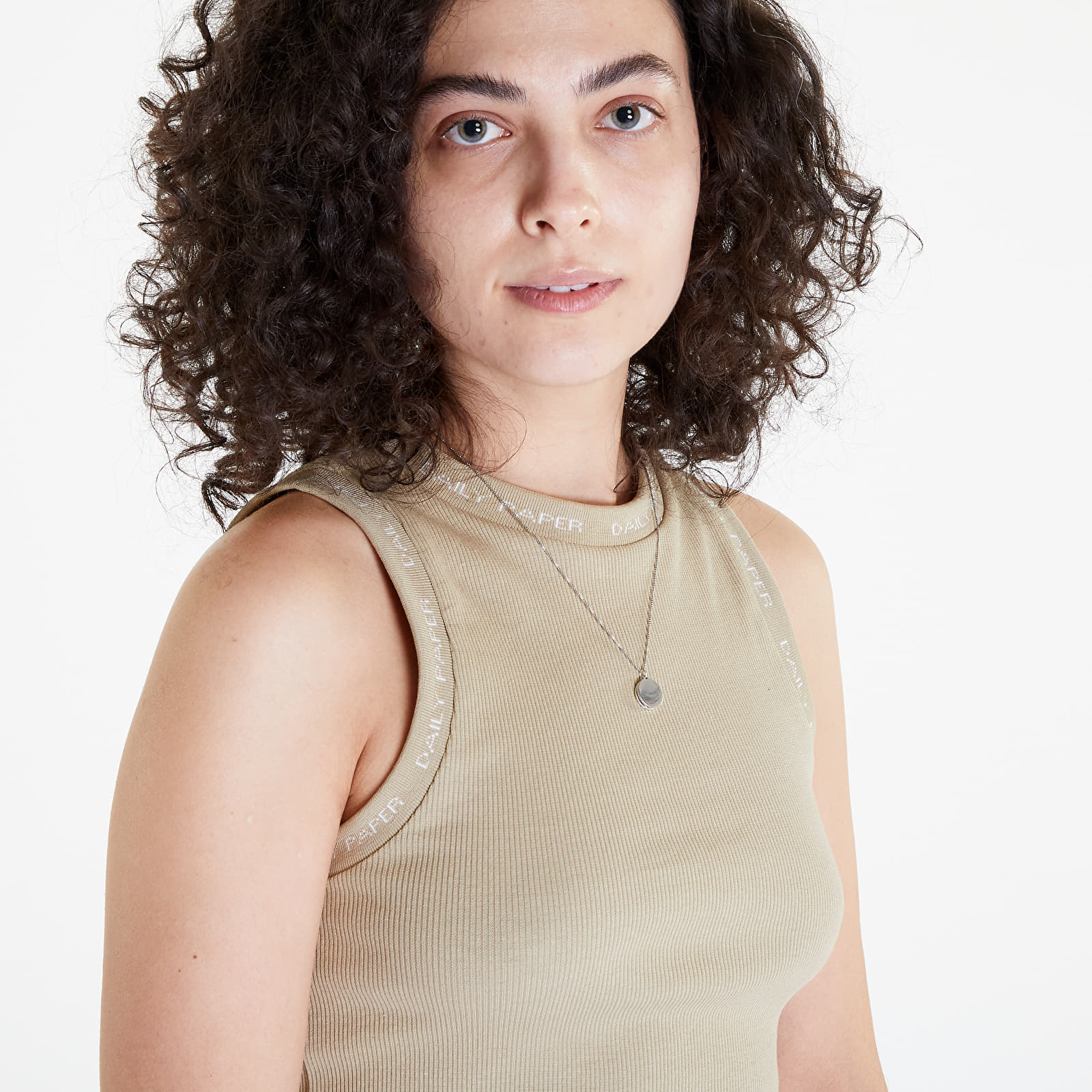 Débardeurs  Daily Paper Erib Tank Twill Beige