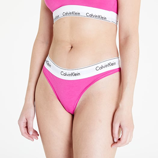 Calvin Klein Women Modern Cotton Pink Bikini Briefs-RRP £20 -F3787E-2NT
