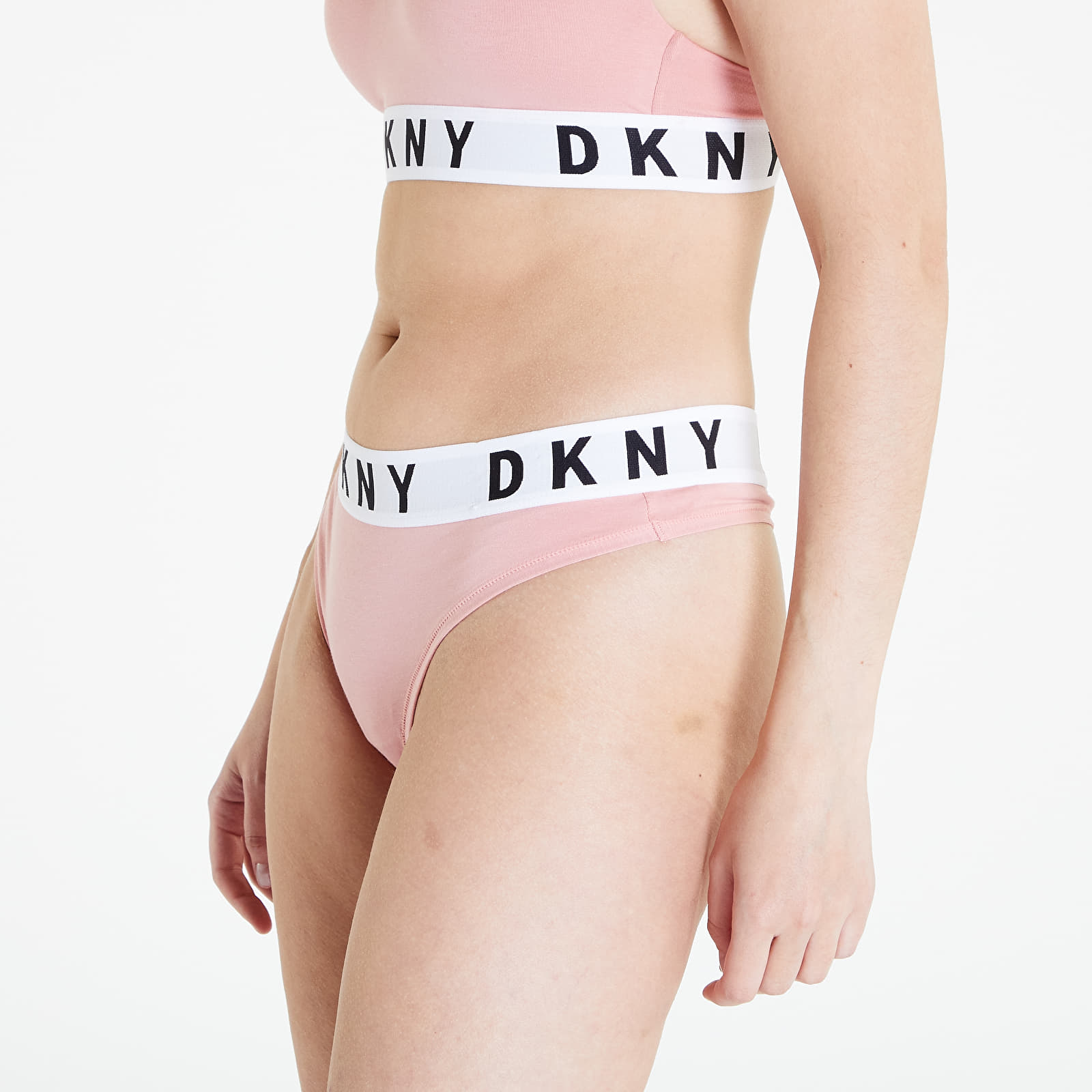 Σλιπ DKNY Intimates Cozy Boyfriend Thong Rouge Pink
