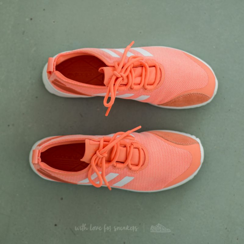 。 Women's shoes adidas ZX Flux ADV Verve W Sun Glow/ Footwear White