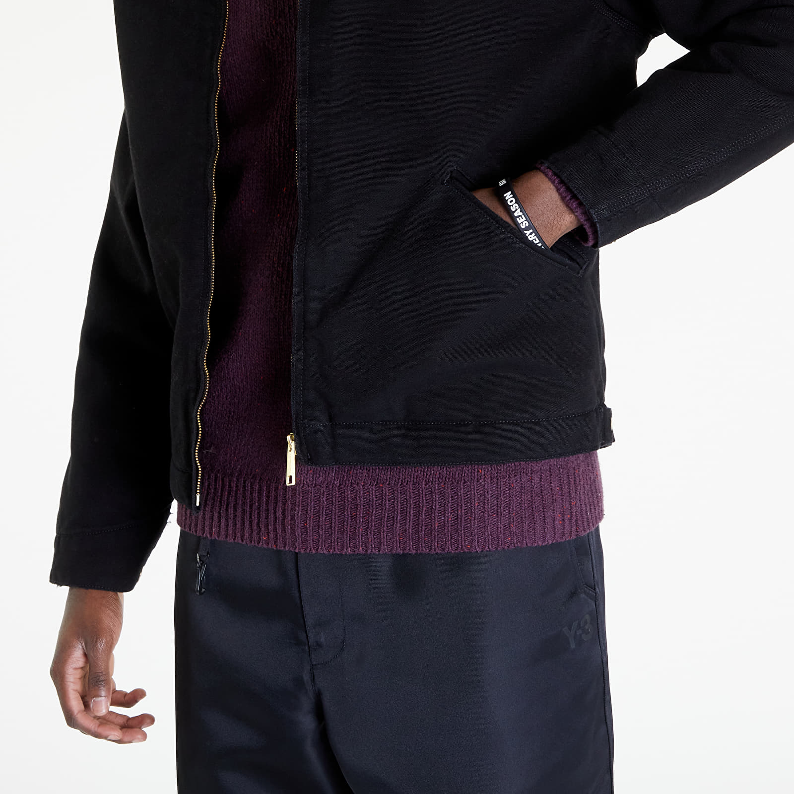 Jassen Carhartt WIP OG Detroit Jacket Black/ Black