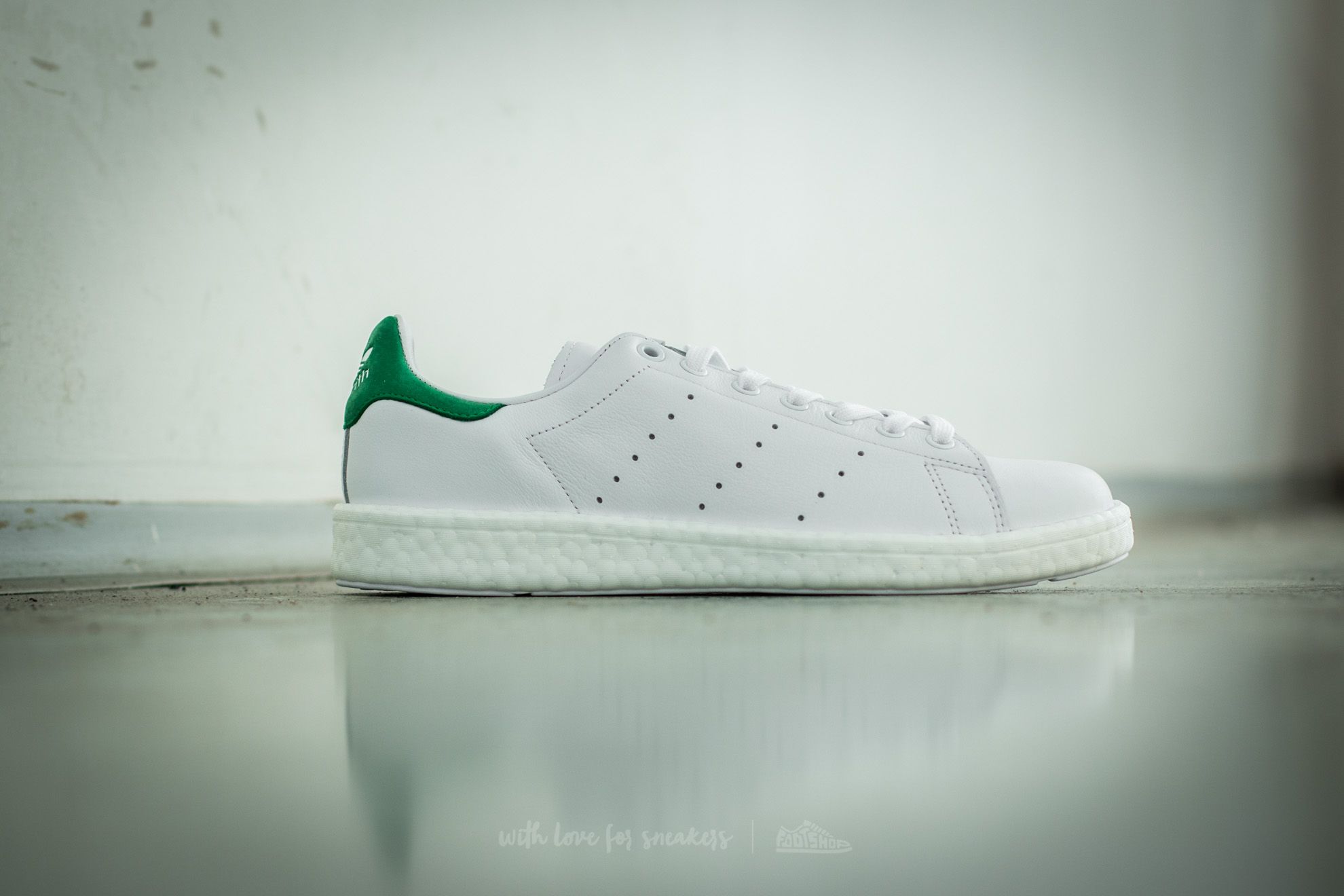 Pánské tenisky a boty adidas Stan Smith Ftw White/ Ftw White/ Green