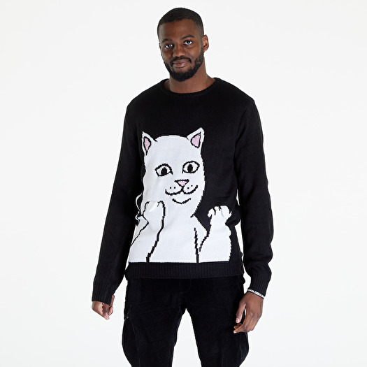 RIPNDIP Lord Nermal Flippy Sweater Black | Footshop