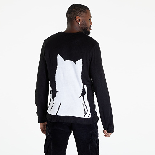 ꧁꧂ ORIMI FLIPPY SWEATER size1 RIPNDIP Lord Nermal Flippy Sweater Black | Footshop