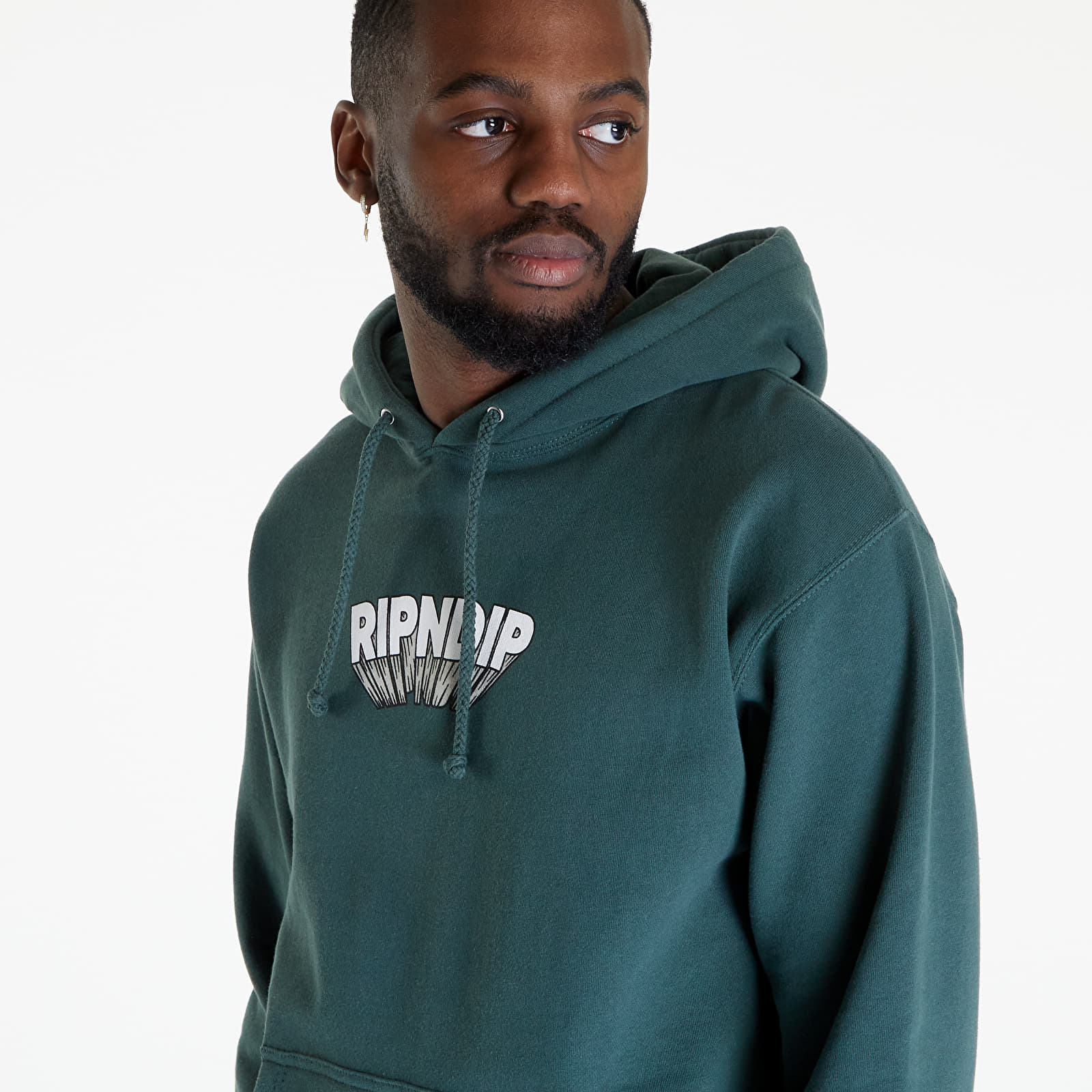 Hoodies and sweatshirts RIPNDIP Mind Blown Hoodie Alpine Green Footshop