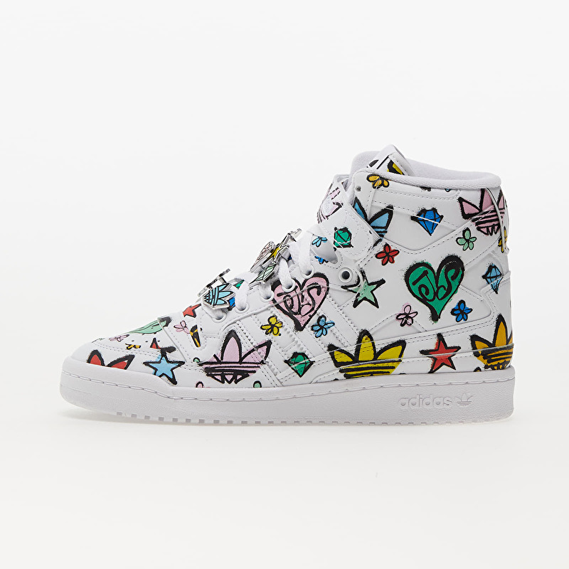  x Jeremy scott スニーカー Zapatillas Hombre adidas x Jeremy Scott Forum 84 Hi Mono Ftw White