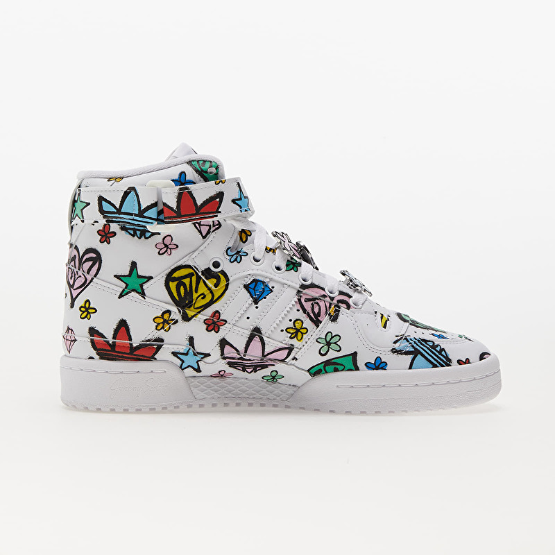 adidas x Jeremy Scott Forum 84 Hi Mono Ftw White/ Ftw White/ Core